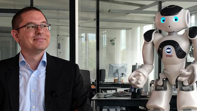 Fabian Stolz, Head of Robotics bei ERGO